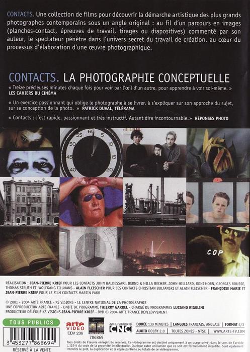 Contacts, Vol. 3: La photographie conceptuelle