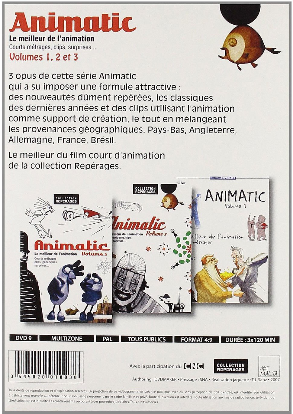 Coffret Animatic - volumes 1 à 3