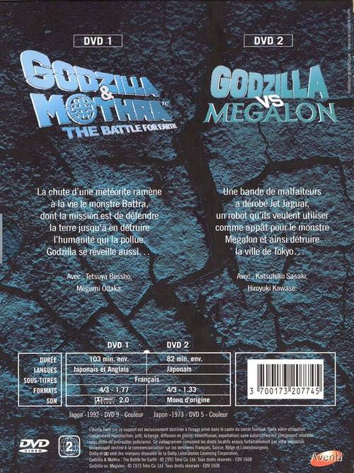 Godzilla & Mothra: The Battle for Earth / Godzilla vs Megalon (Edition Double DVD)