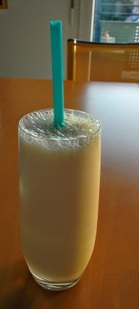 Un frappé melon printanier